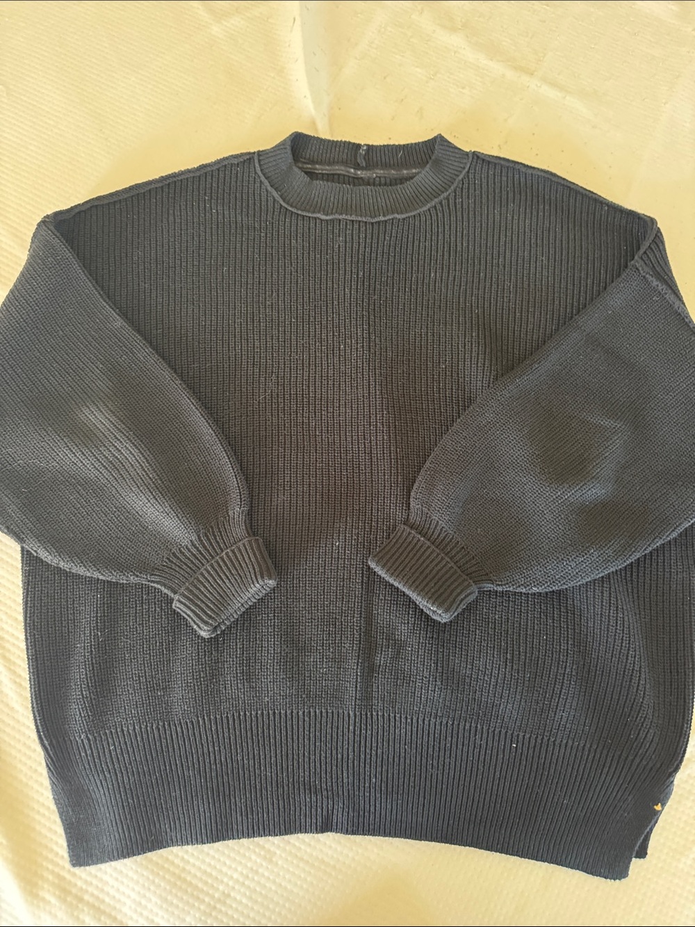 Aerie Women’s Classic Crewneck Sweater - Black